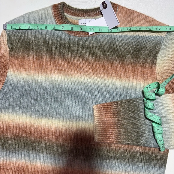 BNWT Topman Fluffy Ombré Sweater - Picture 7 of 7